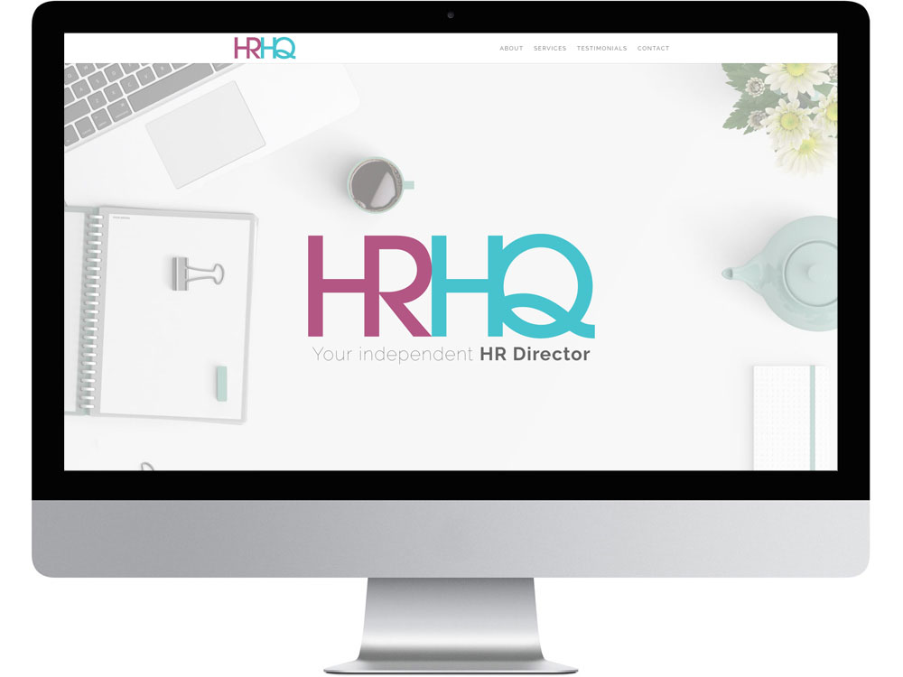 Home page for HR management company