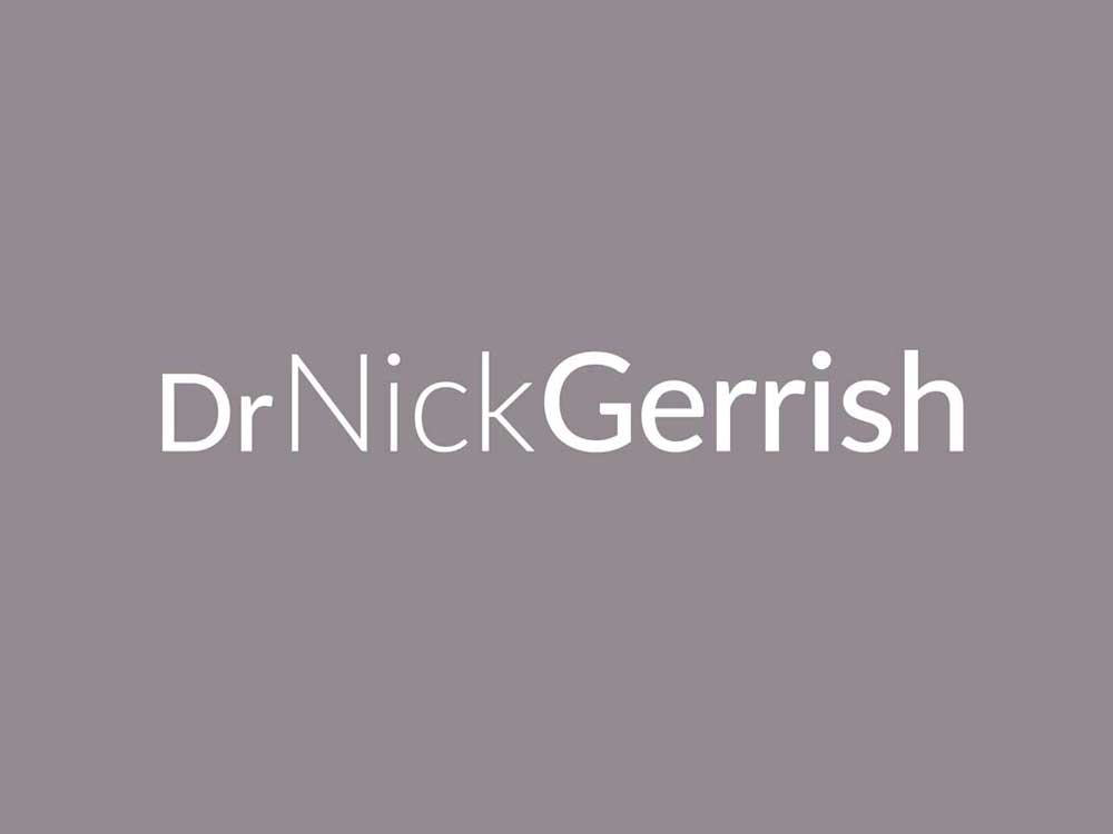 Simple typography in a logo design for a clinical psychologist