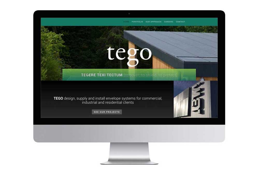 Bicester web design for Tego Roofing, based in Oxfordshire
