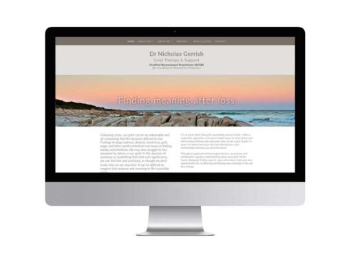 Clinical psychologist Dr Nicholas Gerrish – custom website design in Chesham