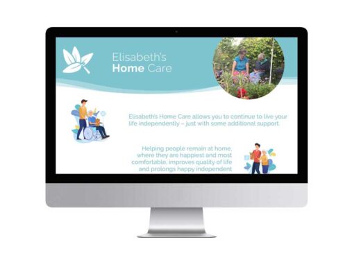 Website design for Elisabeth’s Home Care, near Princes Risborough in Buckinghamshire