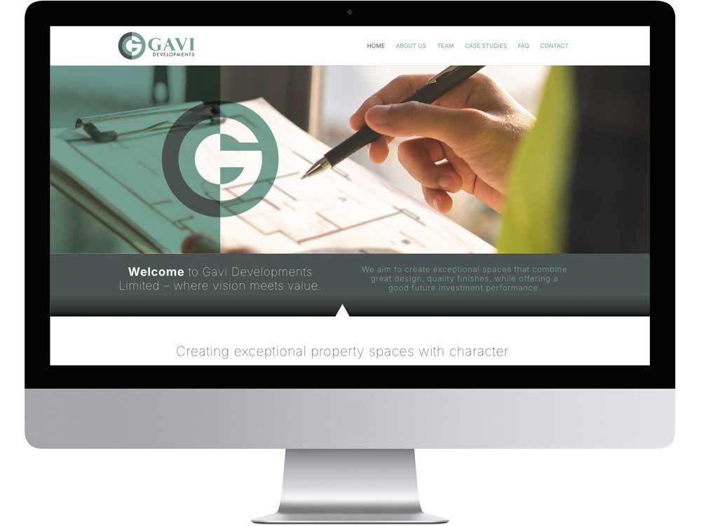 Branding and web development for property development consultant